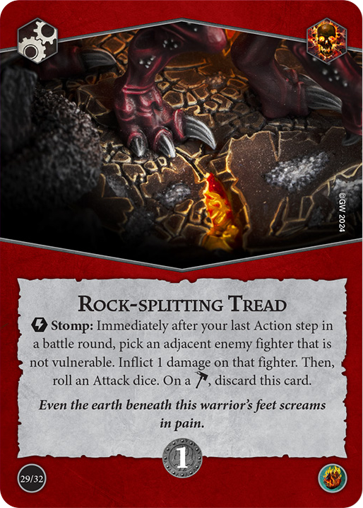 Rock-splitting Tread